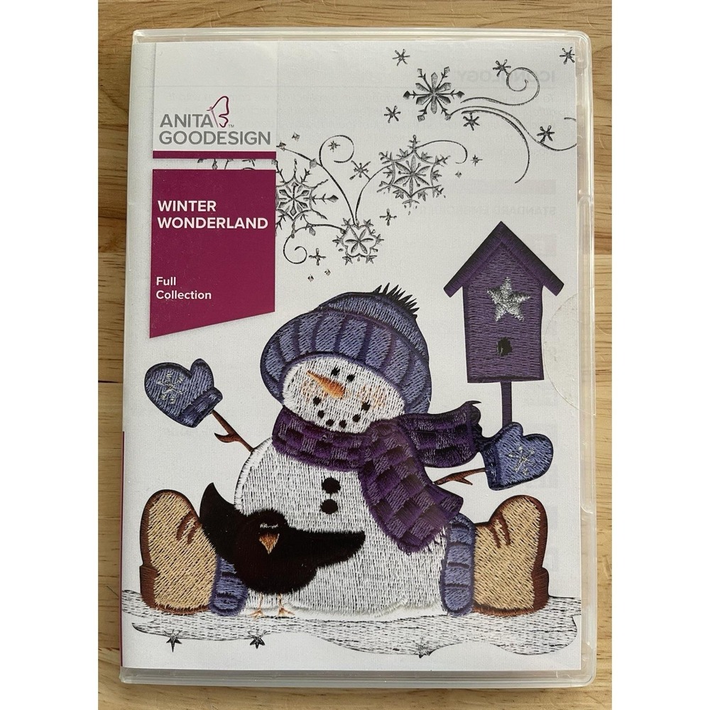 Anita Goodesign Winter Wonderland Embroidery Design‎ CD 03AGHD Full Collection